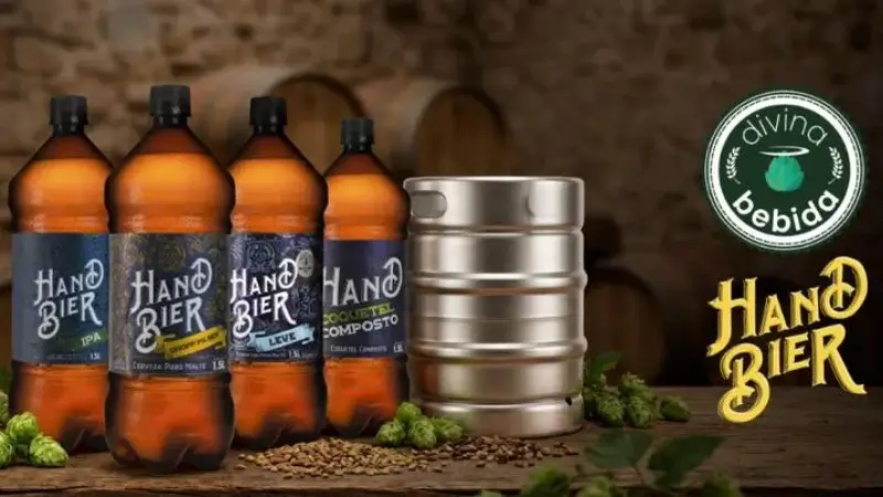 divina bebidas hand bier